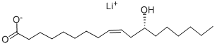 CAS#: 15467-06-8, (9Z,12R)-12-Hydroxy-9-Octadecenoic Acid Lithium Salt (1:1)