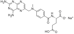 CAS 登录号：15475-56-6， 甲氨蝶呤钠盐