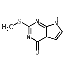 CAS#: 154757-99-0, 2-(Methylsulfanyl)-1,4A-Dihydro-4H-Pyrrolo[2,3-d]Pyrimidin-4-One