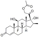 CAS#: 1549-35-5, 9-Fluoro-11beta,17,21-Trihydroxy-16beta-Methylpregn-4-Ene-3,20-Dione 21-Acetate