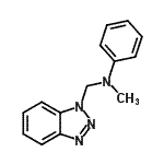CAS 登录号：15497-51-5， N-(1H-苯并三唑-1-基甲基)-N-甲基苯胺