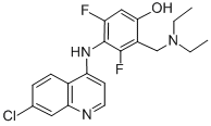 CAS#: 155020-40-9, 4-[(7-Chloroquinolin-4-Yl)Amino]-2-(Diethylaminomethyl)-3,6-Difluorophenol