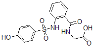 CAS#: 155023-59-9, 2-[[2-[(4-Hydroxyphenyl)Sulfonylamino]Benzoyl]Amino]Acetic Acid