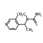 CAS#: 155047-55-5, 1-[1-(3-Chloro-4-Pyridinyl)Ethyl]-1-Methylthiourea