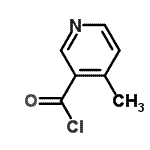 CAS 登录号：155136-54-2， 4-甲基烟酰氯化物