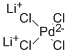 CAS#: 15525-45-8, Lithium Tetrachloropalladate(II)