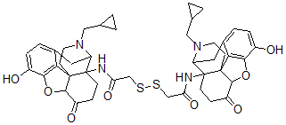 CAS#: 155270-53-4, 14,14'-(Dithiobis((2-Oxo-2,1-Ethanediyl)Imino))Bis(7,8-Dihydro-N-(Cyclopropylmethyl)Normorphinone)