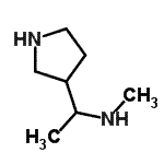 CAS#: 155322-92-2, N-Methyl-1-(3-Pyrrolidinyl)Ethanamine