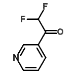 CAS 登录号：155557-13-4， 2,2-二氟-1-(3-吡啶基)乙酮