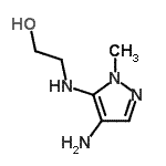 CAS 登录号：155601-24-4， 2-[(4-氨基-1-甲基-1H-吡唑-5-基)氨基]乙醇