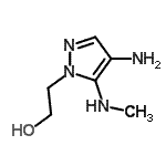 CAS 登录号：155601-26-6， 2-[4-氨基-5-(甲基氨基)-1H-吡唑-1-基]乙醇