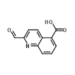CAS#: 155602-26-9, 2-Formyl-5-Quinolinecarboxylic Acid