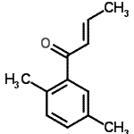 CAS 登录号：15561-15-6， (2E)-1-(2,5-二甲基苯基)-2-丁烯-1-酮