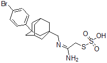 CAS#: 155622-15-4, 1-[[(1-Amino-2-Sulfosulfanylethylidene)Amino]Methyl]-3-(4-Bromophenyl)Adamantane