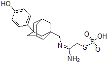 CAS#: 155622-16-5, 1-[[(1-Amino-2-Sulfosulfanylethylidene)Amino]Methyl]-3-(4-Hydroxyphenyl)Adamantane