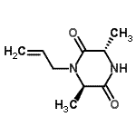 CAS#: 155836-80-9, (3S,6R)-1-Allyl-3,6-Dimethyl-2,5-Piperazinedione