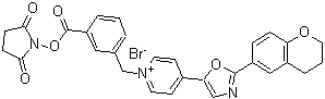 CAS#: 155863-03-9, 4-[2-(3,4-Dihydro-2H-Chromen-6-Yl)-1,3-Oxazol-5-Yl]-1-(3-{[(2,5-Dioxo-1-Pyrrolidinyl)Oxy]Carbonyl}Benzyl)Pyridinium Bromide