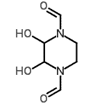 CAS#: 156092-36-3, 2,3-Dihydroxy-1,4-Piperazinedicarbaldehyde