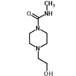 CAS#: 156135-40-9, 4-(2-Hydroxyethyl)-N-Methyl-1-Piperazinecarboxamide