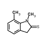 CAS#: 156136-68-4, 1,7-Dimethyl-1,3-Dihydro-2H-Indole-2-Thione