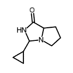 CAS 登录号：156171-64-1， 3-环丙基六氢-1H-吡咯并[1,2-c]咪唑-1-酮