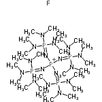 CAS#: 156206-56-3, 1,1,1,5,5,5-Hexakis(dimethylamino)-3,3-bis{[tris(dimethylamino)phosphoranylidene]amino}-1lambda<sup>5</sup>,5lambda<sup>5</sup>-triphosphaza-1,4-dien-3-ium fluoride