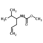 CAS#: 156207-32-8, Methyl N-(1-Isopropylbut-3-Enyl)Carbamate