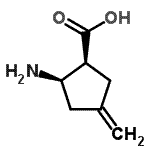CAS 登录号：156292-48-7， (1S,2R)-2-氨基-4-亚甲基环戊烷e羧酸