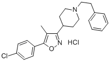 CAS#: 156337-32-5, 4-[5-(4-Chlorophenyl)-4-Methyl-1,2-Oxazol-3-Yl]-1-(2-Phenylethyl)Piperidine