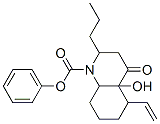 CAS#: 156340-45-3, Phenyl (2R,4aS,5R,8aS)-5-Ethenyl-4alpha-Hydroxy-4-Oxo-2-Propyl-3,5,6,7,8,8a-Hexahydro-2H-Quinoline-1-Carboxylate