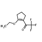 CAS 登录号：156519-25-4， 1-(2-乙氧基-1-环戊烯-1-基)-2,2,2-三氟乙烷酮