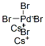 CAS#: 15654-54-3, Dicesium Tetrabromopalladate
