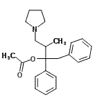 CAS 登录号：15686-97-2， 3-甲基-1,2-二苯基-4-(1-吡咯烷基)-2-丁烷基乙酸酯