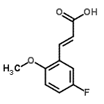 CAS#: 157518-45-1, (2E)-3-(5-Fluoro-2-Methoxyphenyl)Acrylic Acid
