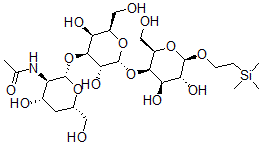 CAS#: 157553-88-3, N-[(2S,3R,4S,6S)-2-[(2R,3R,4S,5S,6R)-2-[(2R,3R,4R,5R,6R)-4,5-Dihydroxy-2-(Hydroxymethyl)-6-(2-Trimethylsilylethoxy)Oxan-3-Yl]Oxy-3,5-Dihydroxy-6-(Hydroxymethyl)Oxan-4-Yl]Oxy-4-Hydroxy-6-(Hydroxymethyl)Oxan-3-Yl]Acetamide