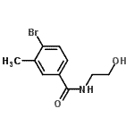 CAS#: 157672-18-9, 4-Bromo-N-(2-Hydroxyethyl)-3-Methyl-Benzamide