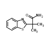 CAS#: 157763-47-8, 2-(1,3-Benzothiazol-2-Yl)-2-Methylpropanamide
