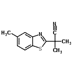 CAS#: 157763-88-7, 2-Methyl-2-(5-Methyl-1,3-Benzothiazol-2-Yl)Propanenitrile