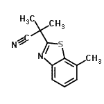 CAS#: 157763-97-8, 2-Methyl-2-(7-Methyl-1,3-Benzothiazol-2-Yl)Propanenitrile