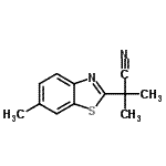 CAS#: 157763-98-9, 2-Methyl-2-(6-Methyl-1,3-Benzothiazol-2-Yl)Propanenitrile