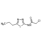CAS#: 15777-38-5, 2-Chloro-N-(5-Propyl-1,3,4-Thiadiazol-2-Yl)Acetamide