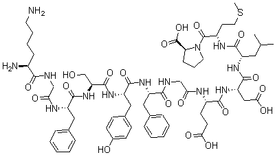 CAS#: 157877-99-1, L-Lysylglycyl-L-Phenylalanyl-L-Seryl-L-Tyrosyl-L-Phenylalanylglycyl-L-alpha-Glutamyl-L-alpha-Aspartyl-L-Leucyl-L-Methionyl-L-Proline