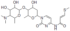 CAS#: 157878-02-9, (E)-N-[1-[5-(5-Dimethylamino-3,4-Dihydroxy-6-Methyloxan-2-Yl)Oxy-4-Hydroxy-6-Methyloxan-2-Yl]-2-Oxopyrimidin-4-Yl]-3-Methylsulfanylprop-2-Enamide