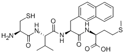 CAS#: 158022-12-9, L-Cysteinyl-L-Valyl-3-(2-Naphthalenyl)-L-Alanyl-L-Methionine