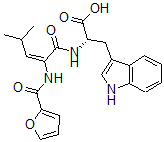 CAS 登录号：158114-64-8， (2S)-2-[[(E)-2-(呋喃-2-羰基氨基)-4-甲基戊-2-烯酰基]氨基]-3-(1H-吲哚-3-基)丙酸
