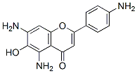 CAS#: 158555-33-0, 5,7-Diamino-2-(4-Aminophenyl)-6-Hydroxychromen-4-One Trihydrochloride