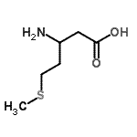 CAS#: 158570-14-0, 3-Amino-5-(Methylsulfanyl)Pentanoic Acid