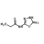 CAS#: 158602-95-0, N-(5-Thioxo-4,5-Dihydro-1,3,4-Oxadiazol-2-Yl)Propanamide