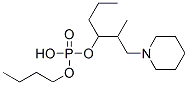 CAS 登录号：15870-43-6， (2-哌啶-1-甲基乙基)二丁基磷酸酯