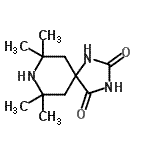 CAS 登录号：15871-54-2， 7,7,9,9-四甲基-1,3,8-三氮杂螺[4.5]癸烷-2,4-二酮